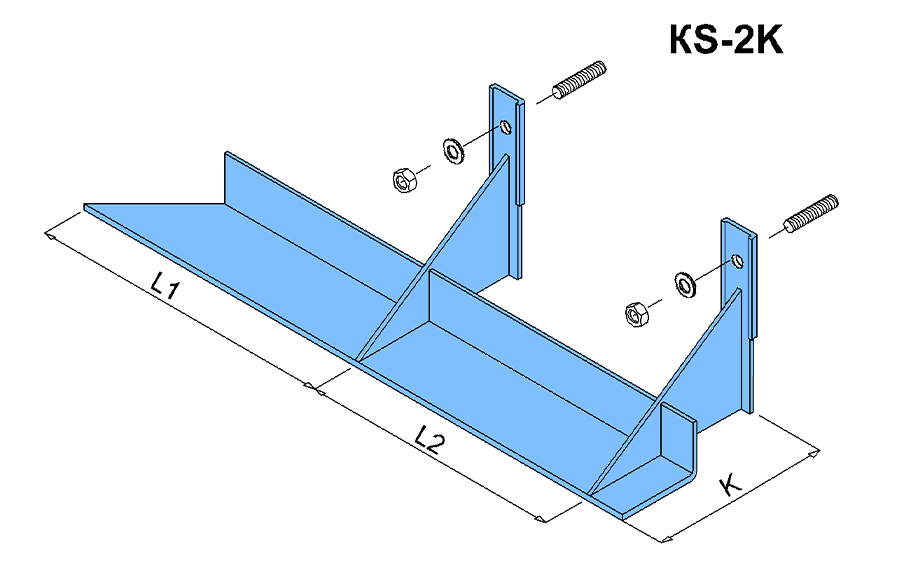 Угловой кронштейн левый BAUT KS-2K